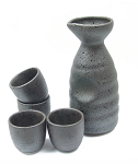 Kamakura Sake-Set fuer 4