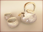 Grauer Punkt Tea-Set