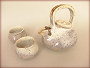 Grauer Punkt Tea-Set